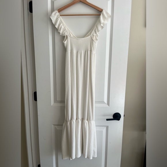 Caution in the wind white Dress sz S - Picture 2 of 5